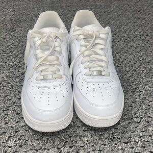 Nike White Lace-Up Sneakers